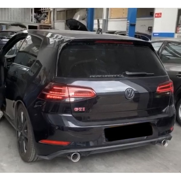 Golf 7 en 7,5 gti simons catback systeem  