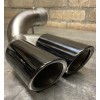Klemmend M performance uitlaatsierstuk Bmw Dubbel F30 F31 modellen Diesel Benzine M-Look.