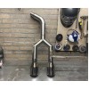Sportuitlaat golf 5 6 R20 R32 Milltek look uitlaatsierstuk sport demper.