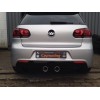 Sportuitlaat golf 5 6 R20 R32 Milltek look uitlaatsierstuk sport demper.