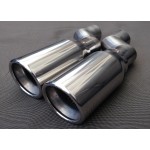 Uitlaatsierstuk golf 4 v6 look dubbel sierstuk las versie 