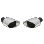 Uitlaatsierstuk rvs ovaal 93x133mm Passend 45-57mm las versie.