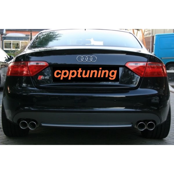 Uitlaat-sierstuk S5 Audi las versie A5 2.0 TDI 1.8 TFSI 3.0 TDI TFSi 3.2 TSI 4.2 TSI V.A 2002 T//M heden.